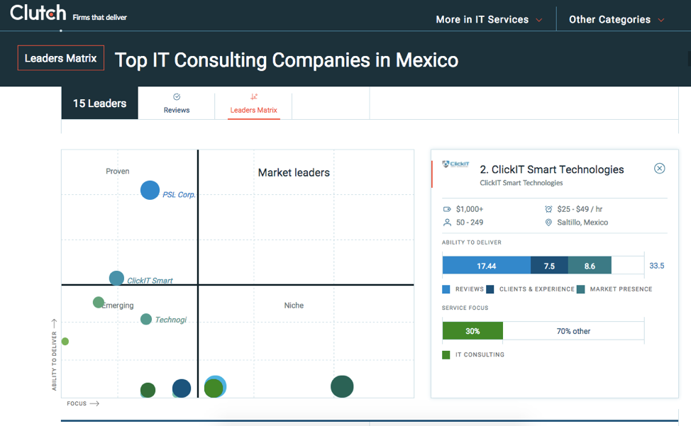 Top IT Consulting Companies in Mexico